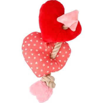 Flamingo Lieve plüss szívecskék Szívecske párnák kötéllel kép