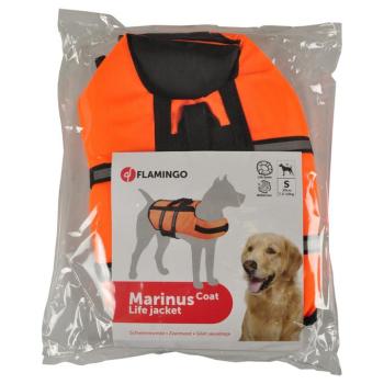 Flamingo narancssárga úszómellény kutyáknak S méret: kb. 30cm háthossz kép