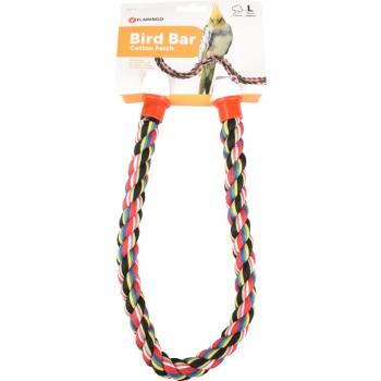 Flamingo pihenő kötél madaraknak 66 cm kép