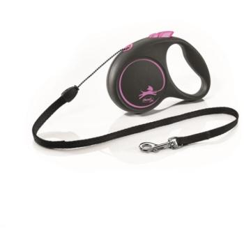 Flexi Black Design zsinóros S 5 m 12 kg pink kép