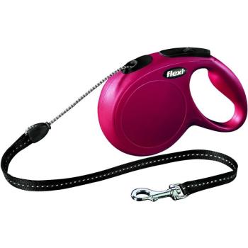 Póráz Flexi Classic Új kábel M piros 8m kép