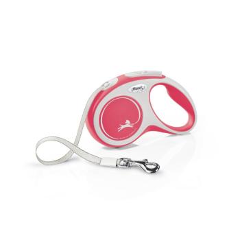 Póráz Flexi New Comfort tape XS piros 3m kép