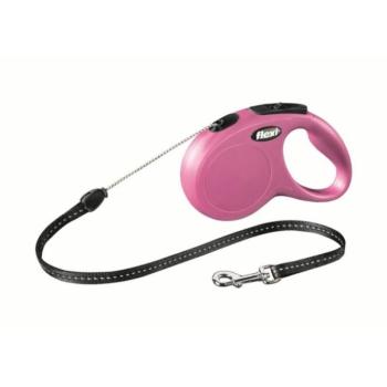 Flexi New Classic zsinóros S 5 m 12 kg pink kép
