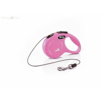 Flexi New Classic zsinóros XS 3 m 8 kg rózsaszín kép
