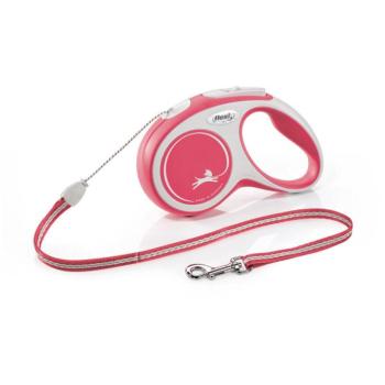 Flexi New Comfort zsinóros M 5 m 20 kg piros