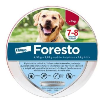 Foresto bolhanyakörv nagytestű kutya 8 kg felett kép