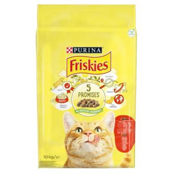 Friskies Adult száraz macskaeledel - marhával, csirkével és zöldségekkel 2 x 10 kg kép