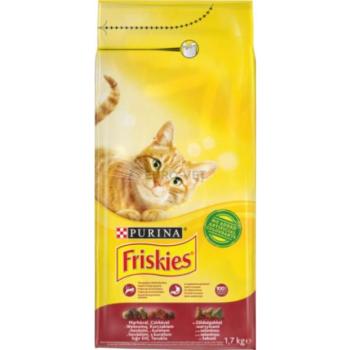 Friskies Dry Cat beef, chicken & vegetables 1,7 kg kép