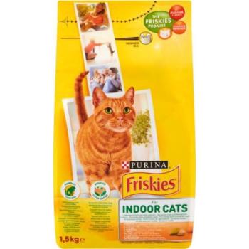 Friskies Indoor Cats chicken & vegetables 1,5 kg kép