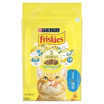 Friskies száraz macskaeledel - lazaccal és hozzáadott zöldségekkel 2 x 10 kg kép