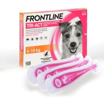 Frontline Tri-Act Spot On S 5-10 kg 3x1 ml kép