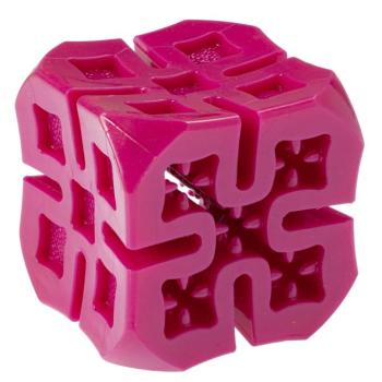 GimDog Crazy Cube - interaktív gumikockák kutyáknak Piros kép