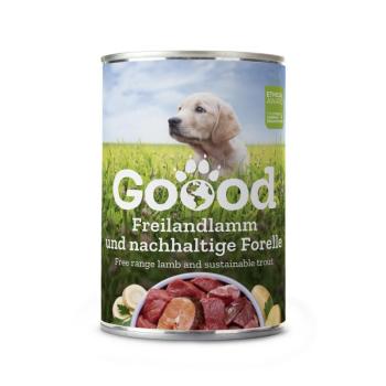 Goood Junior Freilandlamm & Nachhaltige Forelle - bárányos és pisztrángos konzerv 400 g kép