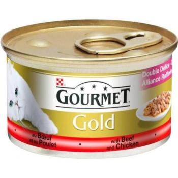 Gourmet Gold beef & chicken 85 g kép