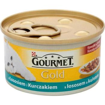 Gourmet Gold salmon & chicken 85 g kép