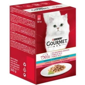 Gourmet Mon Petit tuna, salmon & trout 6x50 g