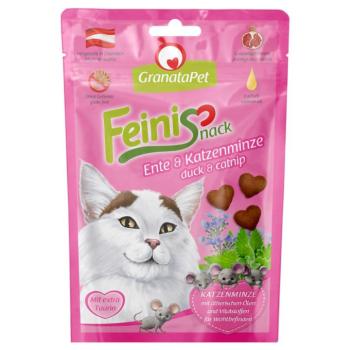Granatapet Feinis snack macskáknak - Kacsahús & macskamenta (50 g) kép