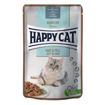 Happy Cat Care Skin & Coat alutasakos eledel 4 x 20 x 85 g kép