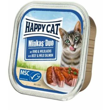 Happy Cat Minkas Duo beef & wild salmon 100 g kép