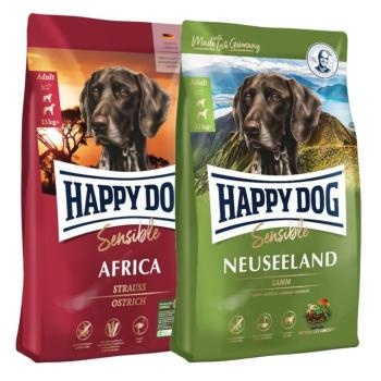Happy Dog Supreme száraz kutyatáp dupla csomagban- Mix: Africa & Neuseeland (2 x 12,5 kg) kép
