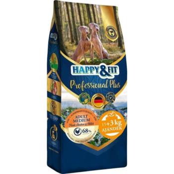 Happy&Fit Adult Medium Fresh Chicken & Millet 18 kg kép