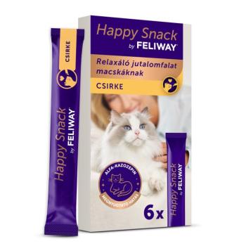 Happy Snack by FELIWAY - csirkés, krémes jutalomfalat macskáknak 6 db (90g) kép