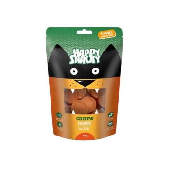 Happy Snacky Chips jutalomfalat kutyáknak - nyúl 80 g kép