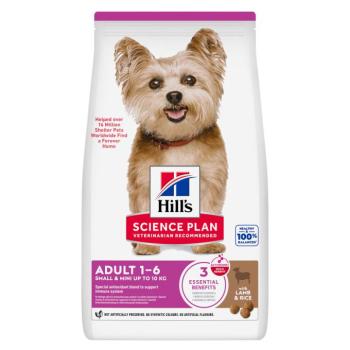 Hill's Canine gazdaságos csomag - Adult 1-6 Small & Mini bárány & rizs (2 x 6 kg)
