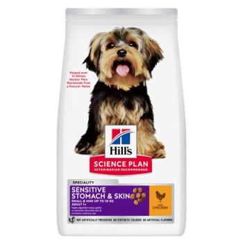 Hill's Canine gazdaságos csomag - Adult 1+ Sensitive Stomach & Skin Small & Mini csirke (2 x 6 kg) kép