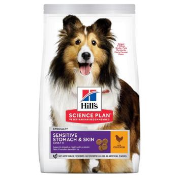 Hill's Science Plan Sensitive Stomach & Skin száraz kutyatáp 14 kg kép