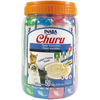 INABA Cat Churu Püré - tonhal mix 50 db 50 x 14 g kép