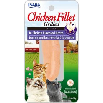 Inaba Cat Grilled Chicken Fillet - garnélarákos lében 3 x 25 g kép