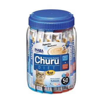 Inaba Cat Vet Churu Diet jutalomfalatok - csirke & tonhal 50 x 14 g kép