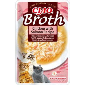 Inaba Foods Ciao Broth chicken with salmon recipe 40 g kép