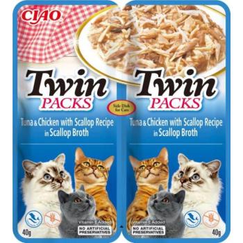 Inaba Foods Ciao Twin tuna & chicken with scallop recipe 80 g kép