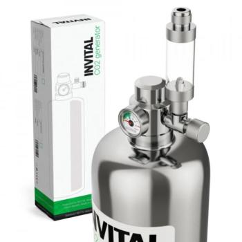INVITAL CO2 generátor éjszakai kikapcsolás nélkül 2 literes palackkal kép
