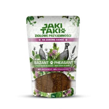Jaki Taki Herbal Delights gyógynövényes jutalomfalat kutyáknak - fácán 70 g kép