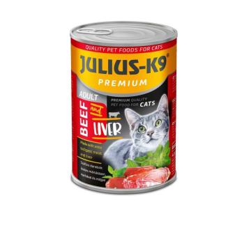 Julius-K9 Adult - Beef & Liver konzerv macskáknak 6 x 415 g