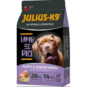 Julius-K9 Puppy & Junior Hypoallergenic Lamb & Rice 3 kg kép