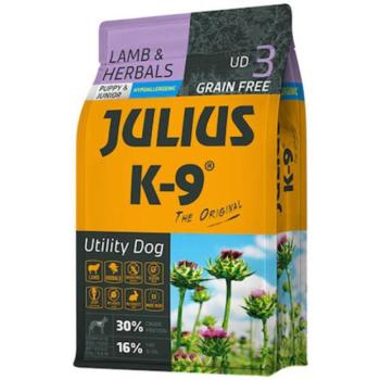 Julius-K9 Utility Dog Grain Free Puppy Junior Lamb & Herbals 10 kg kép