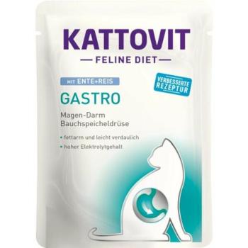 KATTOVIT Gastro duck & rice 85 g kép