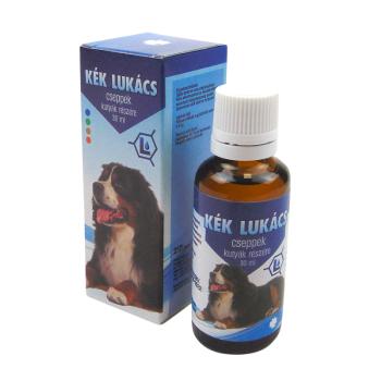 Kék Lukács cseppek kutyák részére 30 ml kép