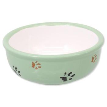 Bowl Magic Cat kerámia macskamancs zöld 13x5cm 330ml