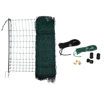 Kerbl dupla leszúróhegyes baromfiháló áram nélkül 25 m x 106 cm madár kép
