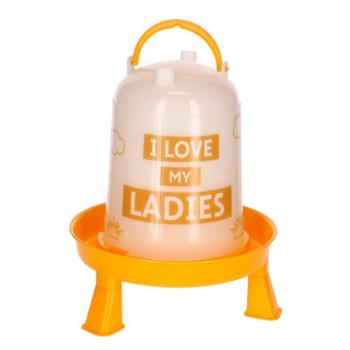 Kerbl Pet "Ladies" műanyag csirkeitató szárnyasoknak Ø23x28cm, 3l kép