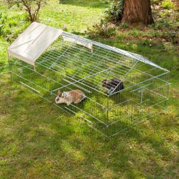 Kerbl Pet Luxus kifutó nyeregtetővel - H 220 x Sz 103 x M 85 cm kép