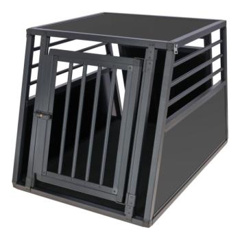 Kerbl Pet Vacation alumínium kutyaszállító box, grafitszürke, grafitszürke, 92x 65x 65cm, kutya kép