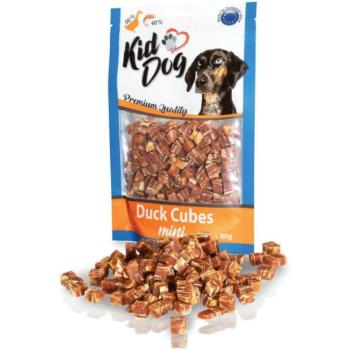 KIDDOG Duck Cubes Mini kacsa és tőkehal 80 g kép