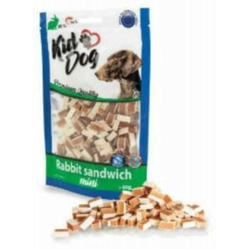 KIDDOG Rabbit sandwich Mini nyúl és tőkehal 80 g kép