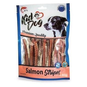 KidDog Salmon Stripes Omega3 Jutalomfalat 80g kép